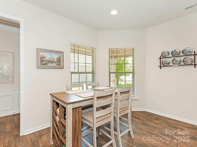 1026 Kirby Dr, Fort Mill, SC 29715 - dining space with hardwood / wood-style floors and recessed lighting