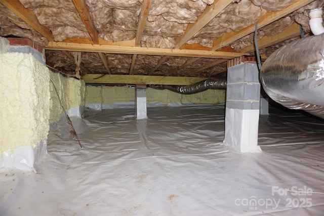 854 Silver Fox Dr, Concord, NC 28025 - view of inside crawl space