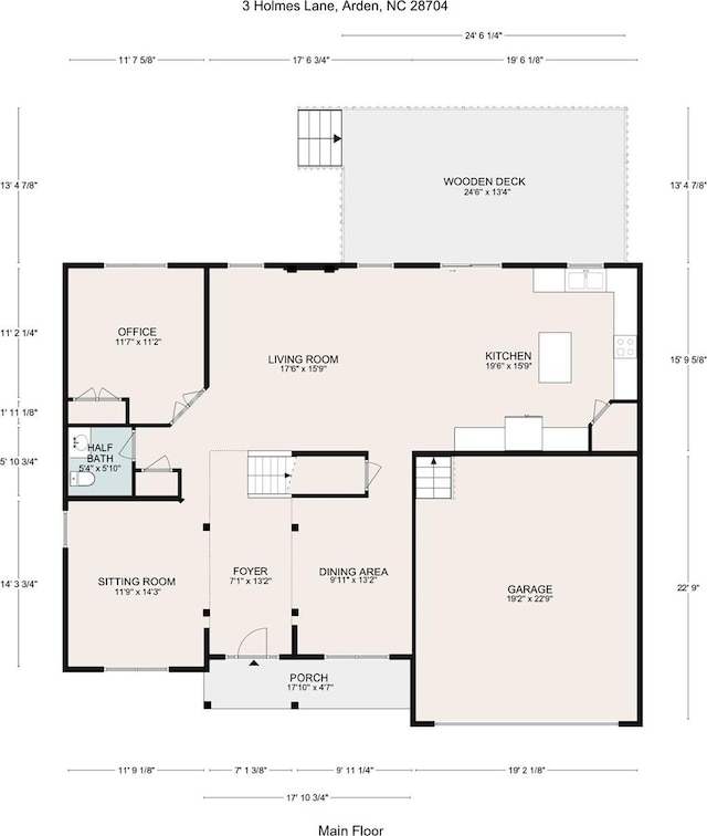 3 Holmes Ln, Arden, NC 28704 - plan