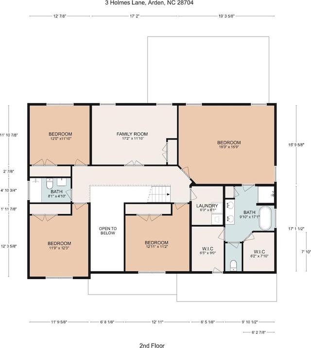 3 Holmes Ln, Arden, NC 28704 - floor plan