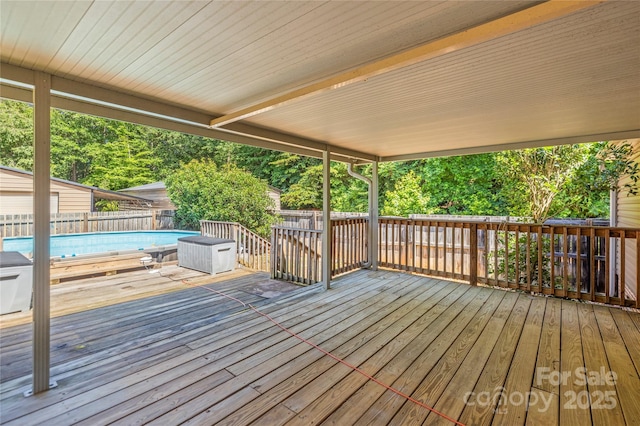 1005 Caldon Dr, Stanley, NC 28164 - wooden terrace with a fenced backyard