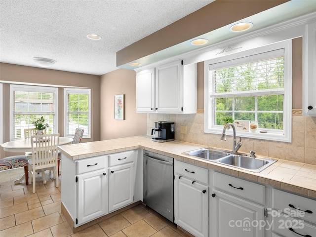 103 Higgins Rd, Fletcher, NC 28732 - kitchen featuring a sink, a peninsula, plenty of natural light, and dishwasher