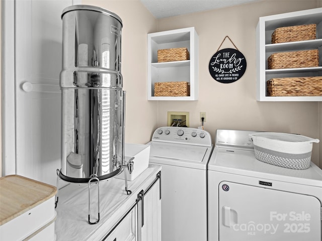 103 Higgins Rd, Fletcher, NC 28732 - clothes washing area with washing machine and clothes dryer