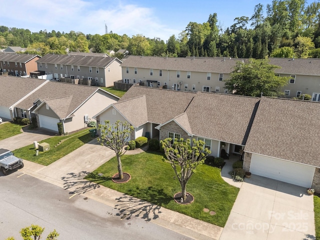 birds eye view of property featuring a residential view