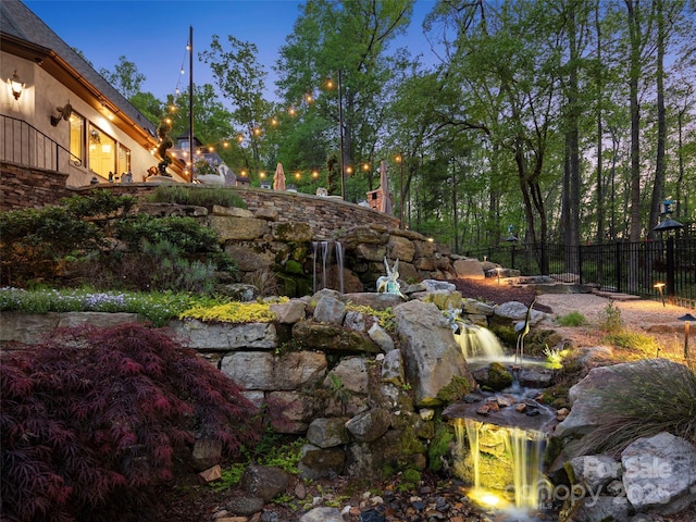 41 Bear Flower Trl, Arden, NC 28704 - view of yard with a small pond