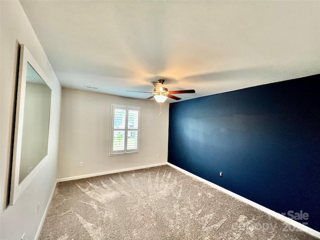 3619 Whitney Way, Terrell, NC 28682 - carpeted spare room with baseboards and ceiling fan