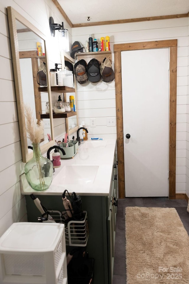 laundry area with a sink
