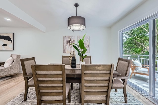 200 Kimrod Ln, Charlotte, NC 28270 - dining room with light wood-type flooring and recessed lighting