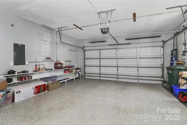 18020 Owl Ct, Indian Land, SC 29707 - garage with a garage door opener and electric panel