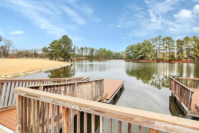 18020 Owl Ct, Indian Land, SC 29707 - dock area featuring a water view