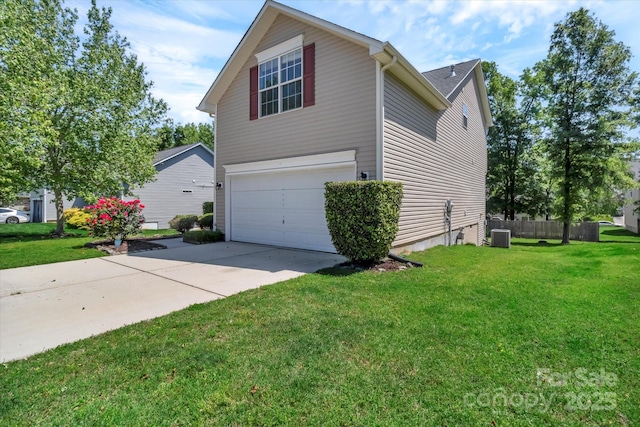 1218 Faversham Ln, Rock Hill, SC 29730 - view of property exterior with a garage and concrete driveway