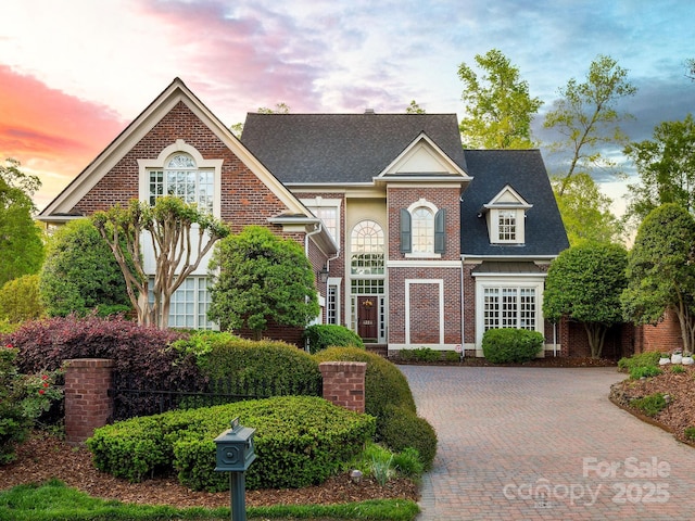 4324 Doverstone Ln, Greensboro, NC 27407 - view of front of property featuring brick siding and decorative driveway