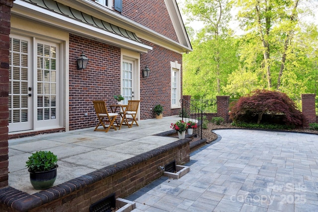 4324 Doverstone Ln, Greensboro, NC 27407 - view of patio featuring fence