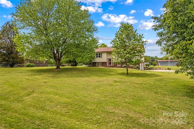 view of yard