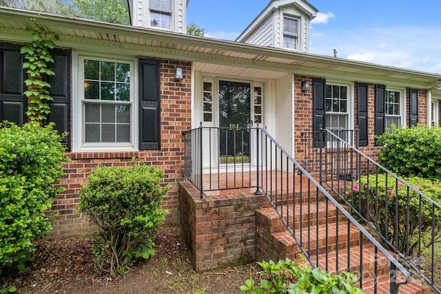 101 Wynnchester Rd, Gastonia, NC 28056 - doorway to property with brick siding
