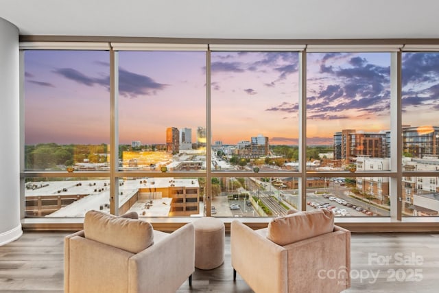 315 Arlington Ave Unit 1104, Charlotte, NC 28203 - interior space with a view of city