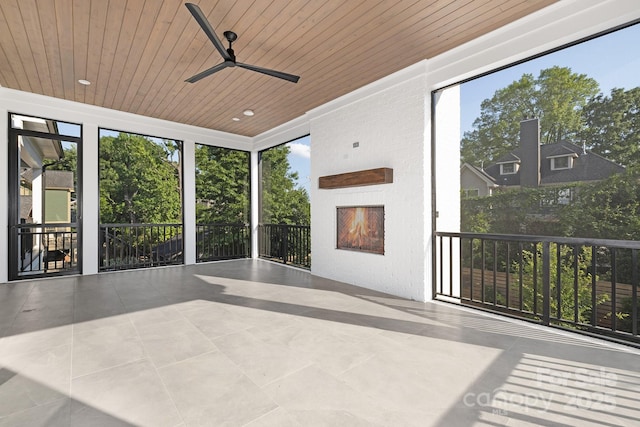 632 Dorothy Dr, Charlotte, NC 28203 - view of unfurnished sunroom
