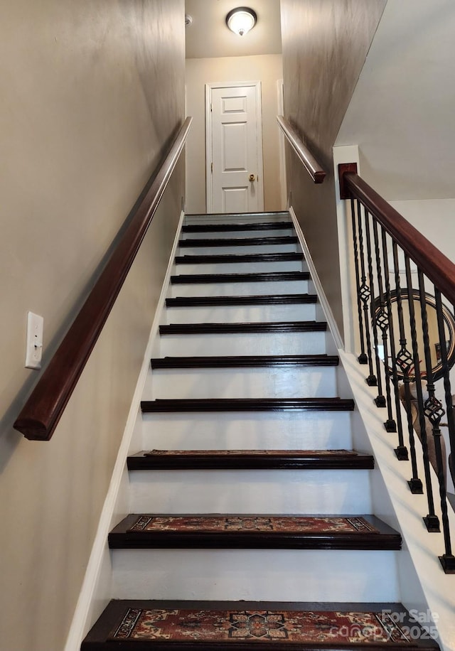 view of stairs