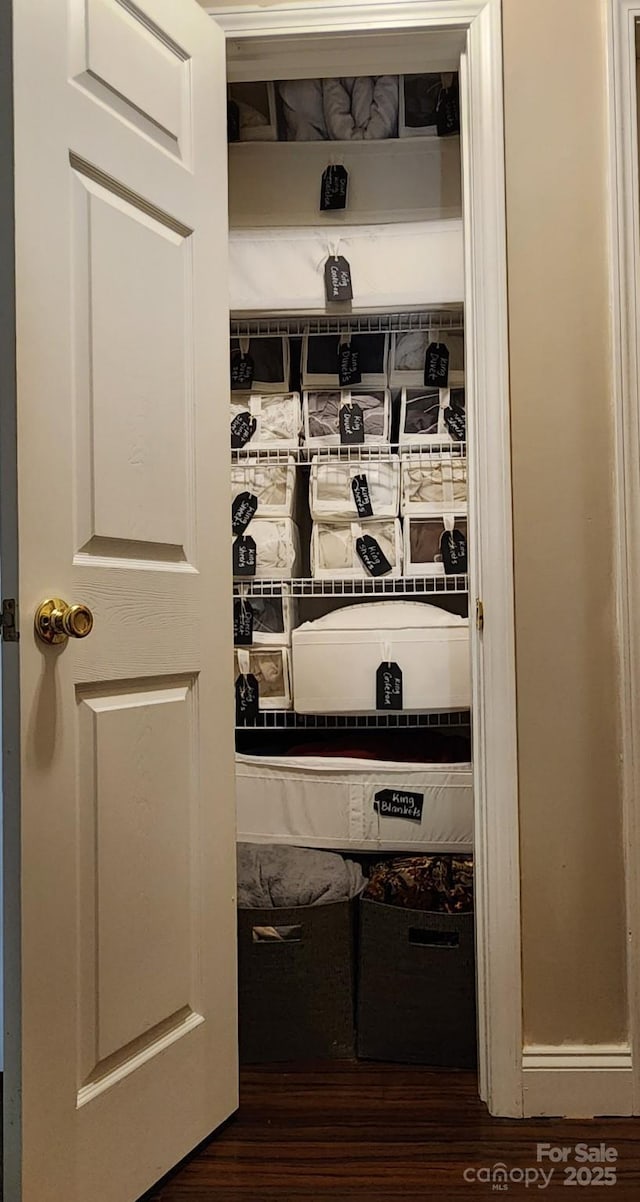 view of closet