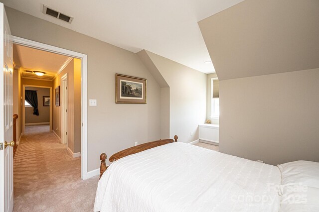 5933 Flintlock Ct, Hickory, NC 28601 - bedroom with light carpet and baseboards