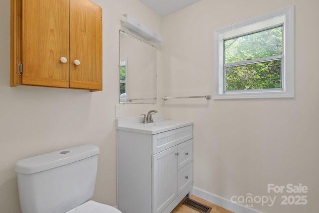 443 Ox Creek Rd, Weaverville, NC 28787 - half bathroom with toilet and vanity