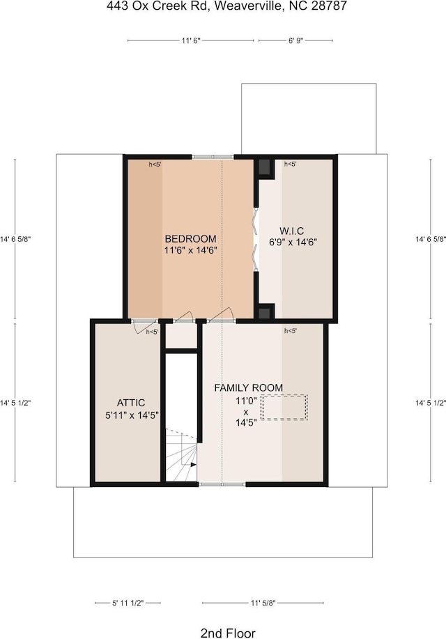 443 Ox Creek Rd, Weaverville, NC 28787 - property floor plan