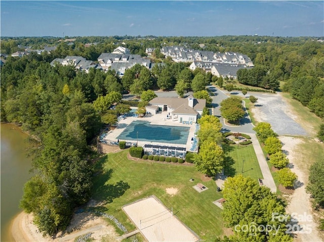 drone / aerial view