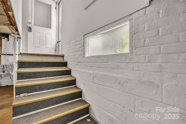view of stairs