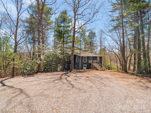 40 Wells Rd, Waynesville, NC 28785 - view of front of property with a wooded view