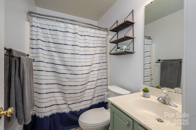 7905 Sedgebrook Dr E, Stanley, NC 28164 - full bath with toilet, vanity, and curtained shower