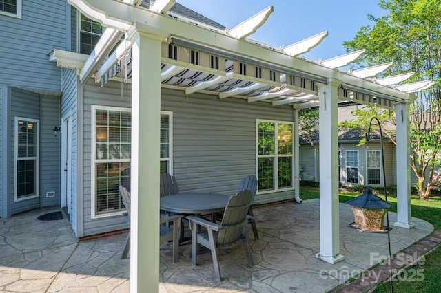 7905 Sedgebrook Dr E, Stanley, NC 28164 - view of patio / terrace with outdoor dining area