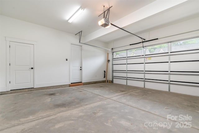 14119 Shelburne Village Dr, Charlotte, NC 28278 - garage with a garage door opener