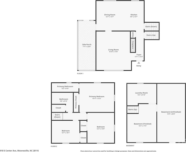 910 E Center Ave, Mooresville, NC 28115 - view of layout