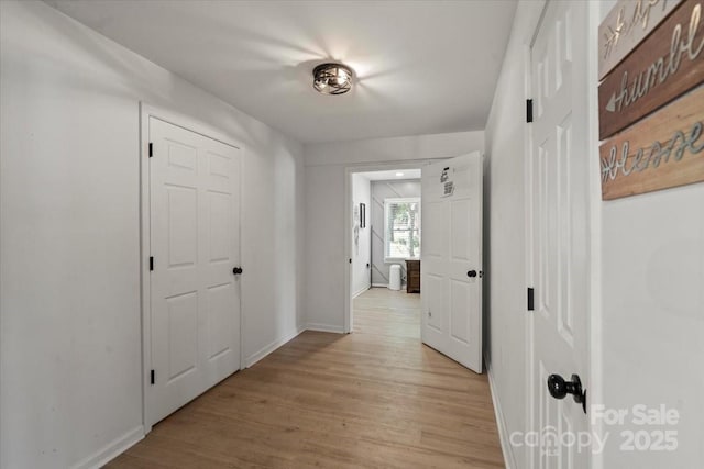 135 Mcshag Dr, Kannapolis, NC 28081 - hall featuring baseboards and light wood-style flooring