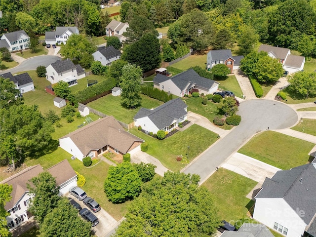 birds eye view of property featuring a residential view