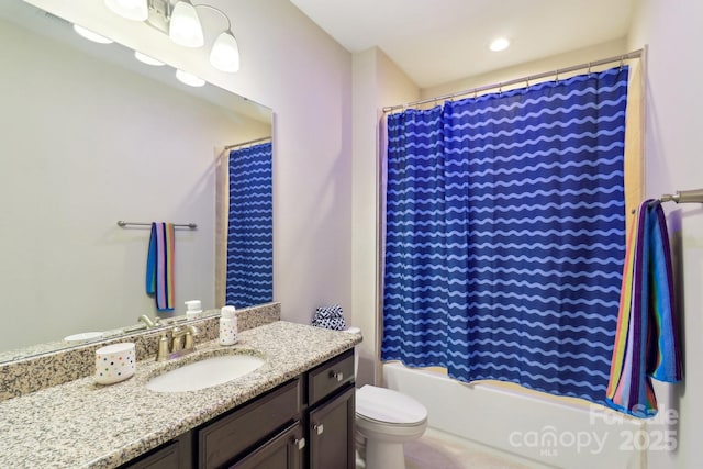 1004 Princesa Dr, Matthews, NC 28104 - full bath with toilet, vanity, and shower / bath combo
