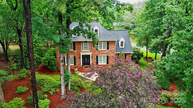 3804 Bellingham Ln, Charlotte, NC 28215 - colonial house featuring brick siding
