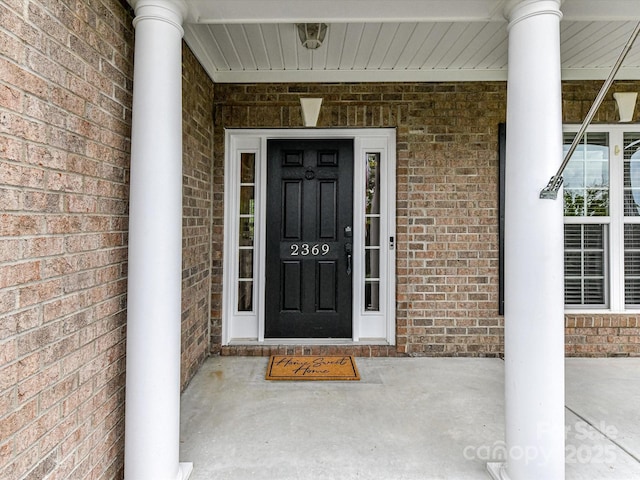 2369 Baxter Pl SE, Concord, NC 28025 - view of exterior entry with brick siding