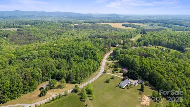 351 Fletcher Rd, Union Grove, NC 28689 - bird's eye view featuring a mountain view and a wooded view