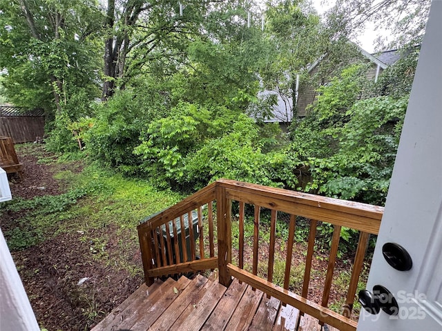 81 Academy Ave NW, Concord, NC 28025 - view of wooden deck