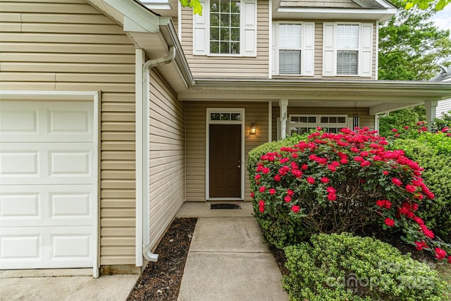 4874 Hawfield St, Kannapolis, NC 28083 - entrance to property featuring a porch and an attached garage