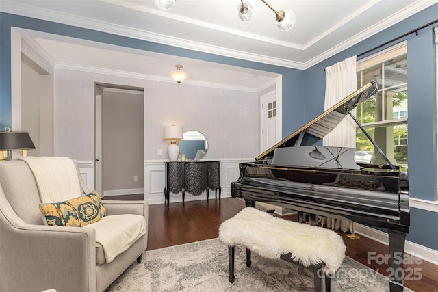 209 Helton Ln, Fort Mill, SC 29708 - living area with wood finished floors and ornamental molding