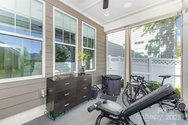 209 Helton Ln, Fort Mill, SC 29708 - workout area featuring carpet
