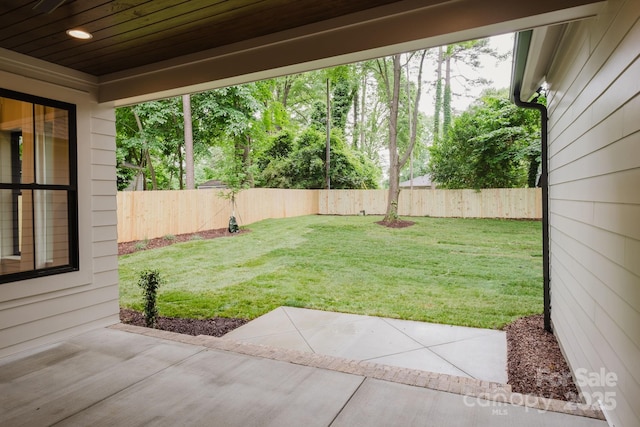 1807 Arnold Dr, Charlotte, NC 28205 - view of yard featuring a patio