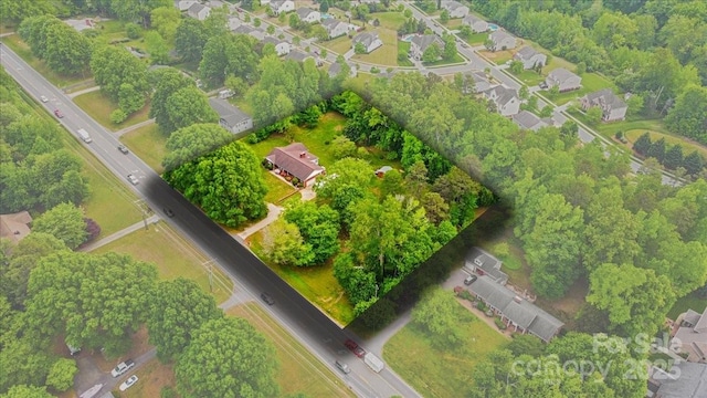 1044 Oakridge Farm Hwy, Mooresville, NC 28115 - drone / aerial view featuring a residential view