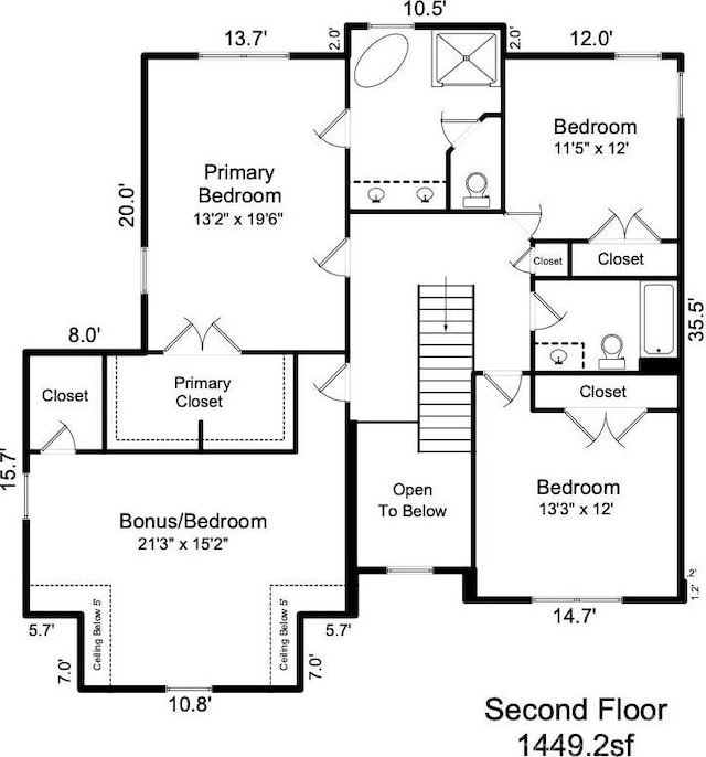 6723 Joliette Ln, Charlotte, NC 28277 - home floor plan