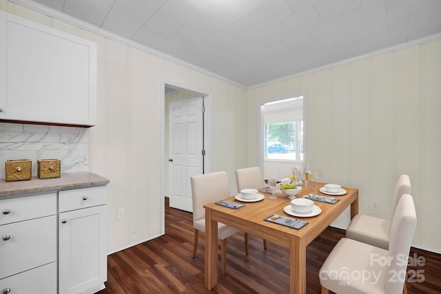 612 Summerow Rd Lot 22, Stanley, NC 28164 - dining room with dark wood-style floors and ornamental molding
