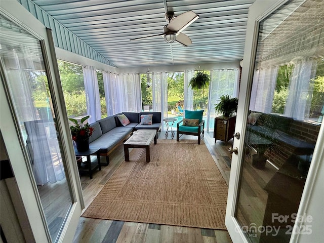 19409 Laurel Glen Ave, Cornelius, NC 28031 - sunroom / solarium featuring wood finished floors