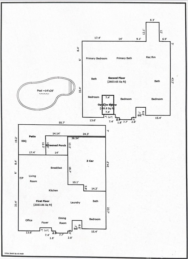 19409 Laurel Glen Ave, Cornelius, NC 28031 - plan