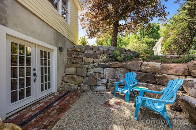 100 Poplar Spring Trl, Hendersonville, NC 28739 - view of yard featuring french doors